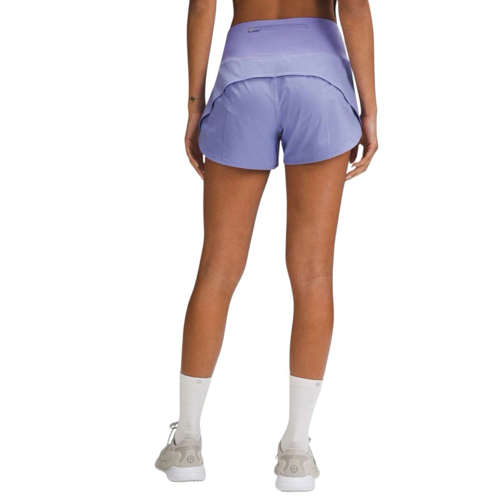 Lululemon Speed Up High Rise Lined Shorts 4" Dark Lavender Sz 2 Tall